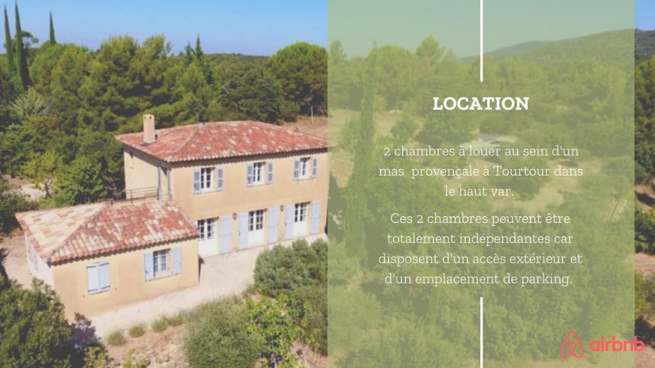 Chambres En Campagne Tourtour Esterno foto